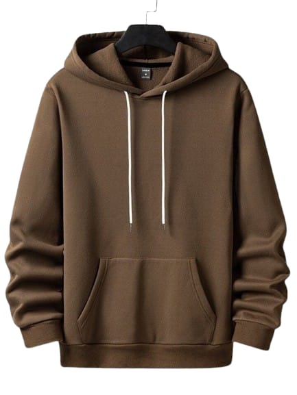 Plain Brown Hoodie
